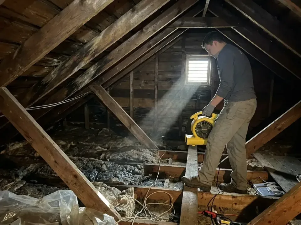 attic-water-damage-drying-proc-007 — frequently asked questions, Emergency Water Extraction & 24/7 Flood Response in Caryvil…